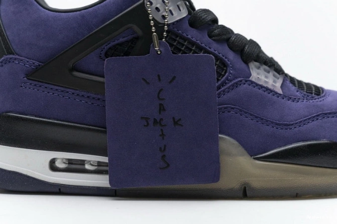Air AJ4-766302 Scott x Purple Retro 4 Jordan Travis 0515